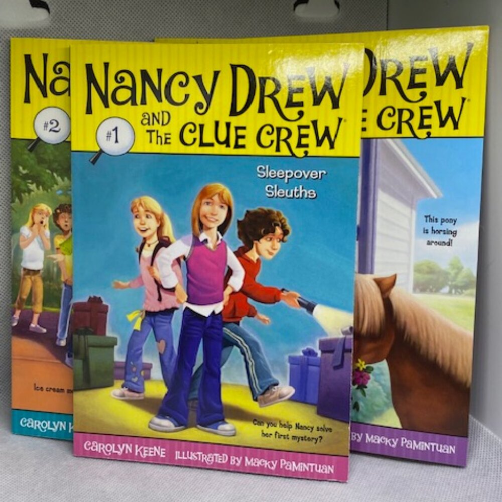 (Kids) 4ct. NANCY DREW PAPERBACK BOOKS chapter books